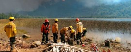 Bomberos Voluntarios de la provincia de Buenos Aires se sumaron al combate del fuego en Chubut