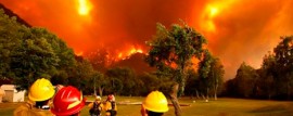 Incendios en Chubut: El Sistema Nacional de bomberos voluntarios en alerta