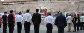 Fundación Bomberos de Argentina participó del homenaje mensual a los bomberos caídos en Barracas