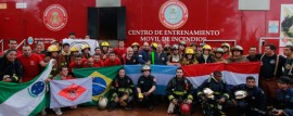 Se llevó a cabo el 1º Encuentro de Bomberos de las Tres Fronteras