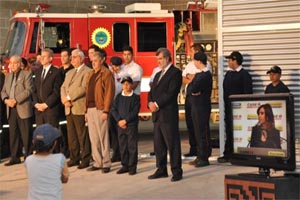 La Presidenta de la Nación, inauguro el nuevo Cuartel de Bomberos Voluntarios de Cosquín