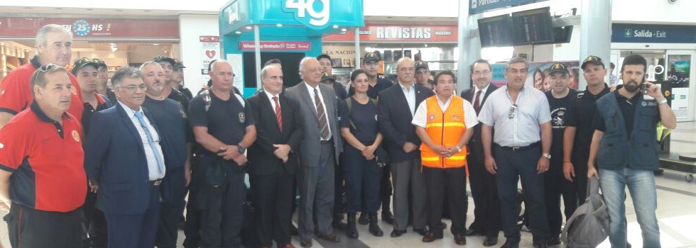 Bomberos argentinos viajan a Chile para combatir Incendios Forestales