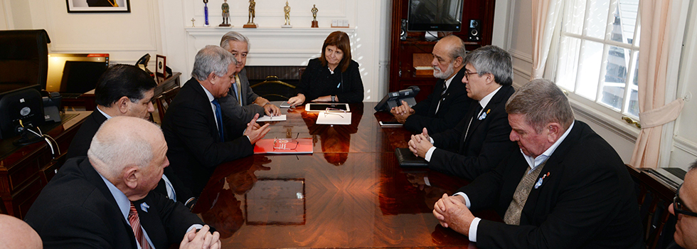 Agenda de trabajo junto a la ministra Patricia Bullrich