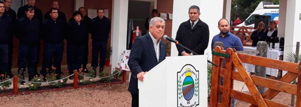 Alfonso participó de la inauguración del cuartel de Riachuelo