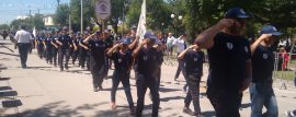 Con un desfile por la ciudad de Oncativo concluyó el Encuentro Nacional de Cadetes