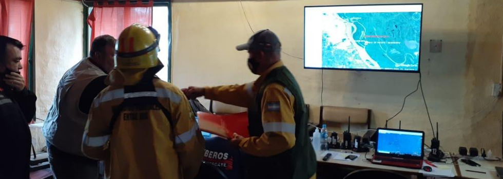 Continúa el combate de Incendios en el Delta de Paraná