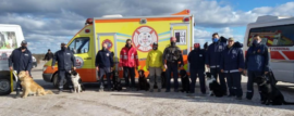 Brigada K9 participa de búsqueda en Bahía Blanca