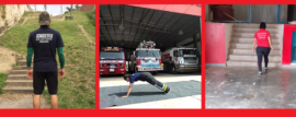 Bomberos de Argentina en Corremos Por la Vida