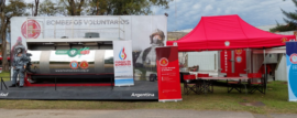 Los Bomberos Voluntarios en Tecnópolis