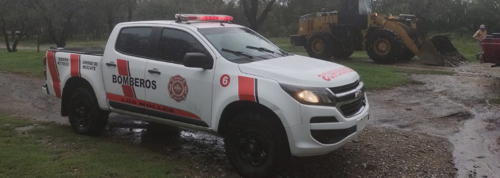 Bomberos Voluntarios de San Luis en Alerta por temporal