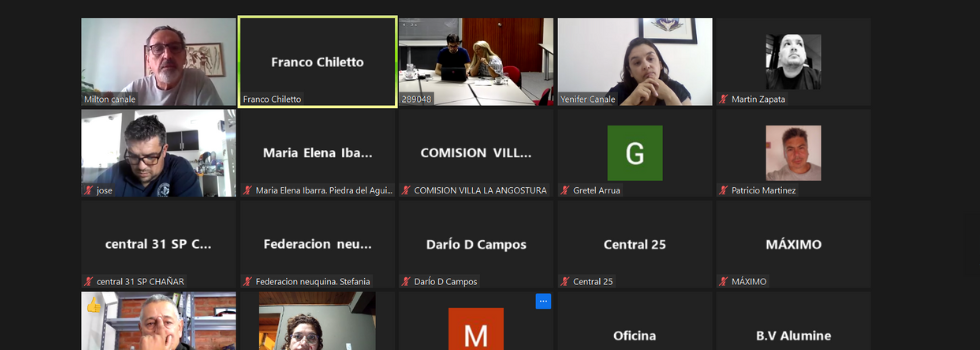 Encuentro con la Federación Neuquina
